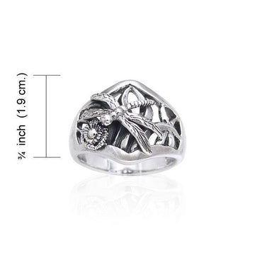 Dragonfly Silver Ring TRI165 - Jewelry